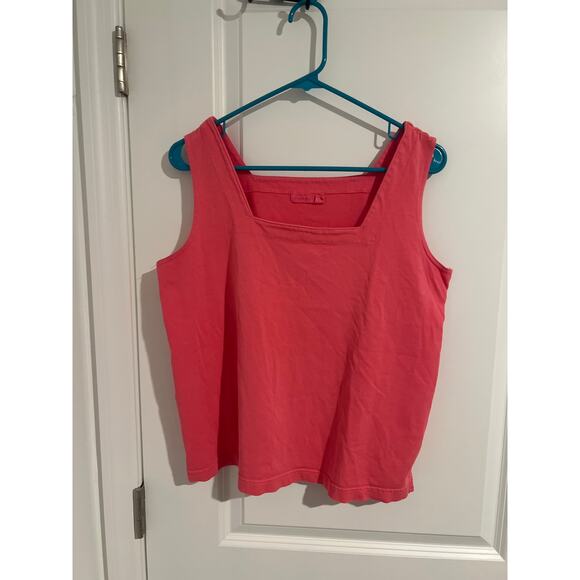 fresh produce Tops - Fresh Produce Boxy Tank Top – Size Large – Hot Pink